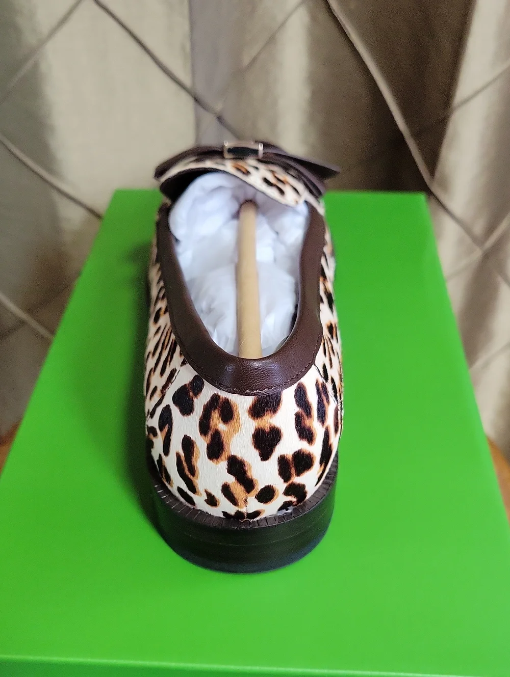 NWT- Kate Spade New York ‘Deco’ Downtown Leopard Calf-Hair Loafer